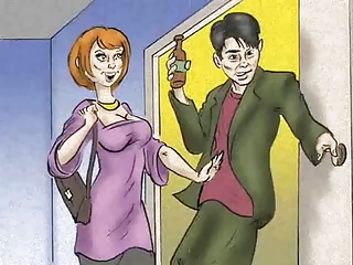 Older Mom, her guy and oh ... Dad! Animation!