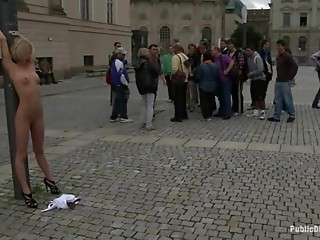 Blindfolded Paris Pink receives screwed hard and unfathomable by 2 males